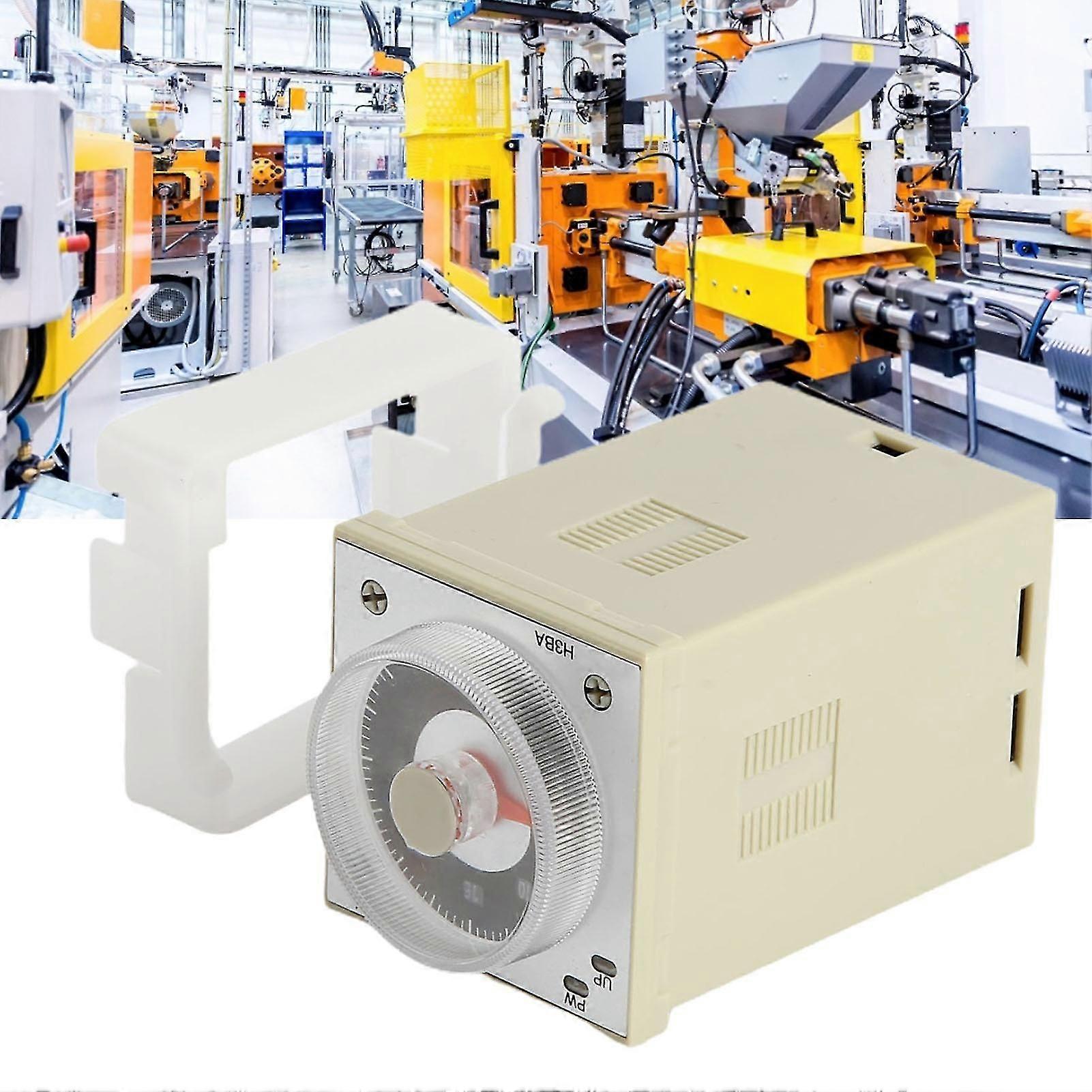 H3BA-N8H 220V AC Multifunctional Time Relay with 8 Pins, 1.2s to 300h