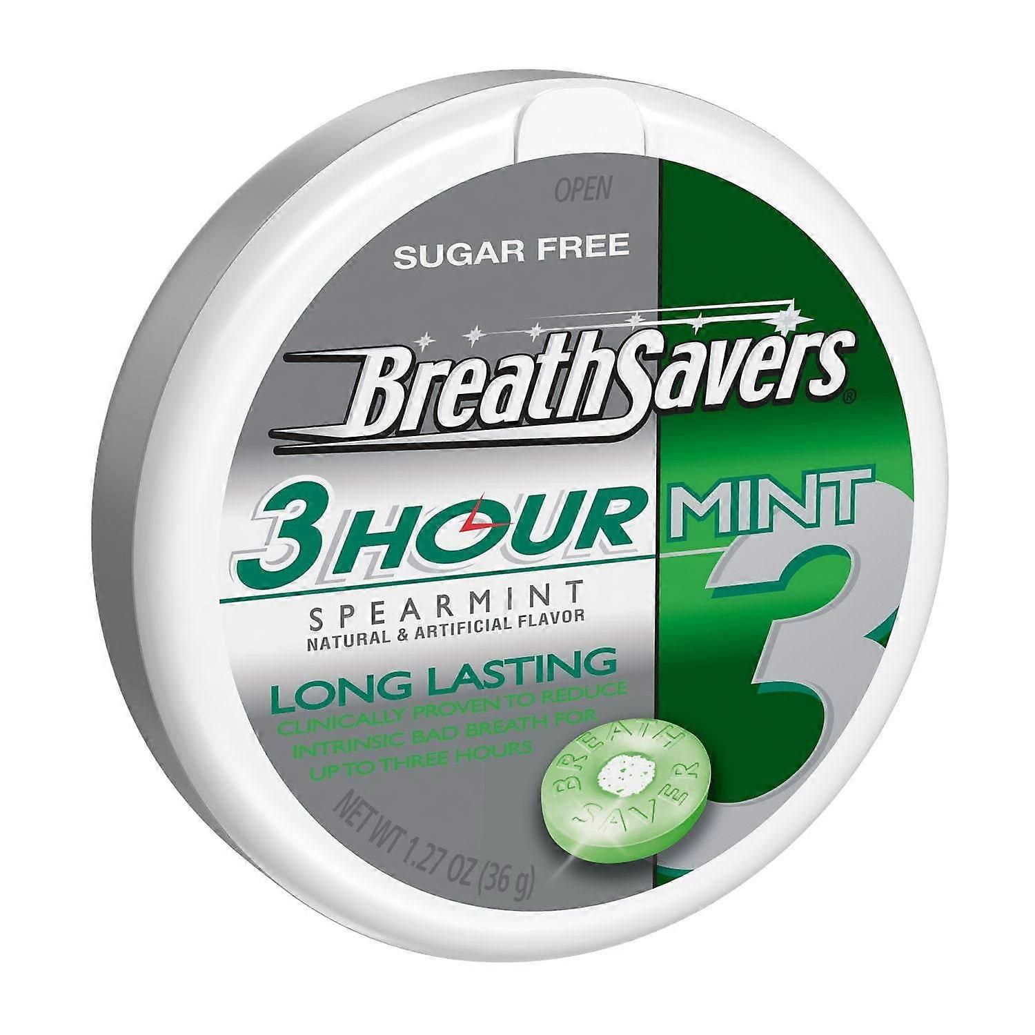 Breath Savers Spearmint Flavored Sugar Free Breath Mints, 1.27 Oz