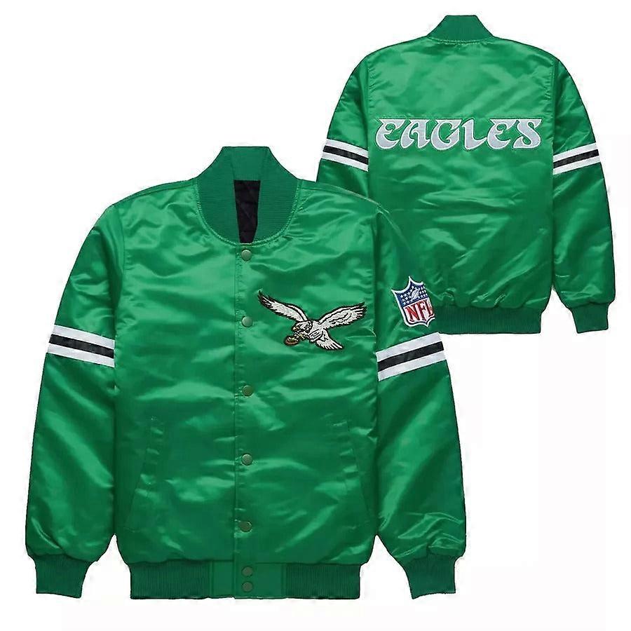 Satin Bomber Style Varsity Jacket-04