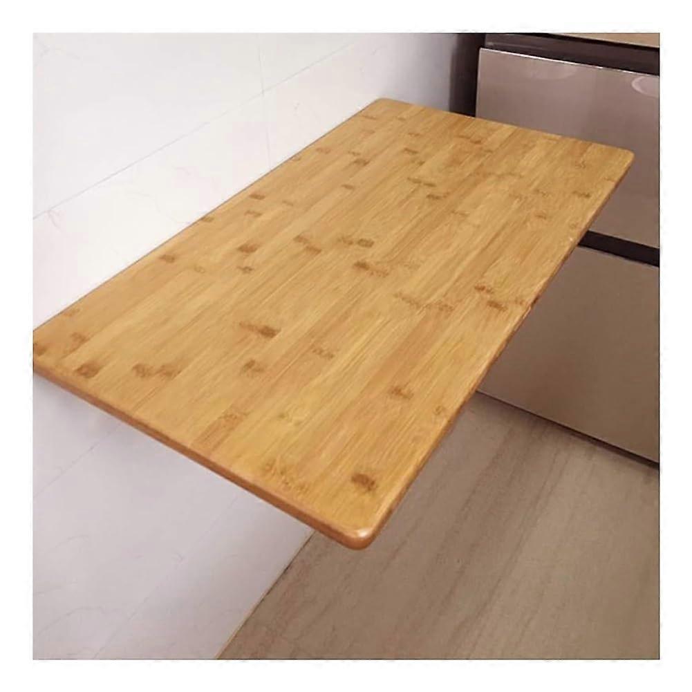 Bamboo Tabletop Rectangular Countertop with Rounded Corners for Standing Desk Home Office 100x30x2cm EcoFriendly Durable Wood