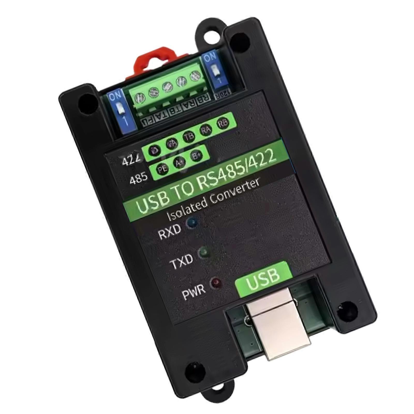 Upgrades USB to RS422 RS485 Converter Plugs Play Industrial Communication Adapters for Small Home Device Connection Multicolor