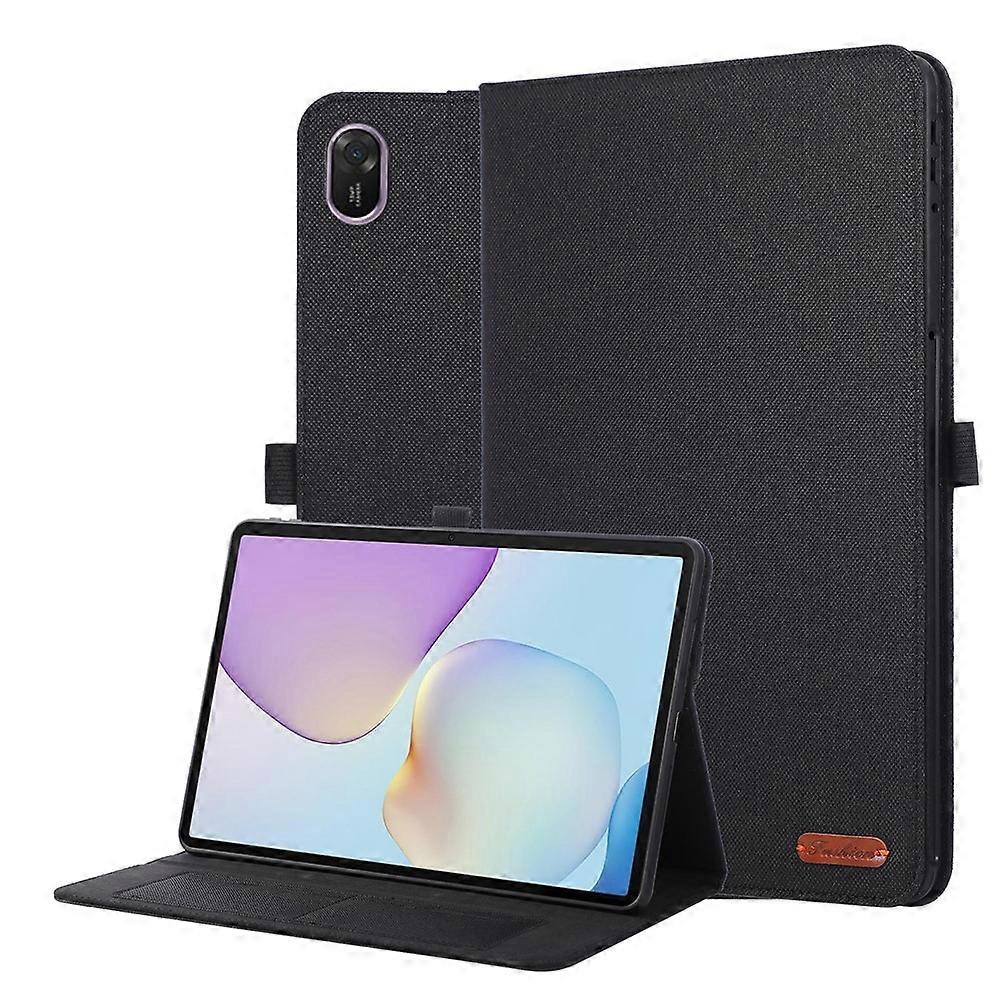 Étui compatible avec la tablette Huawei MatePad 11.5 2025, doté d'un support et d'un porte-cartes, en cuir texturé.