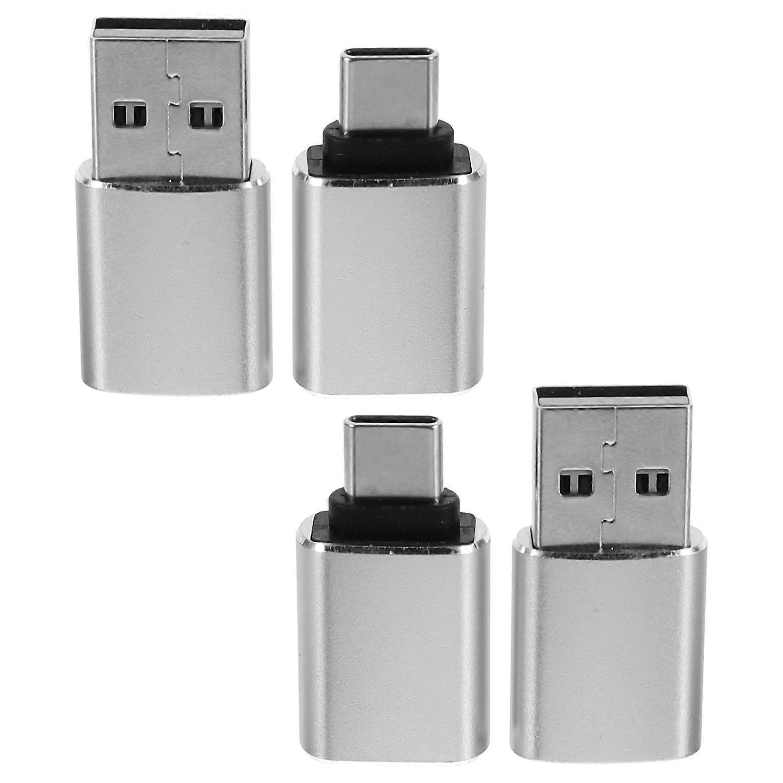 4pcs USB 3.0 to Type-C OTG Adapter & USB-C to USB Converter