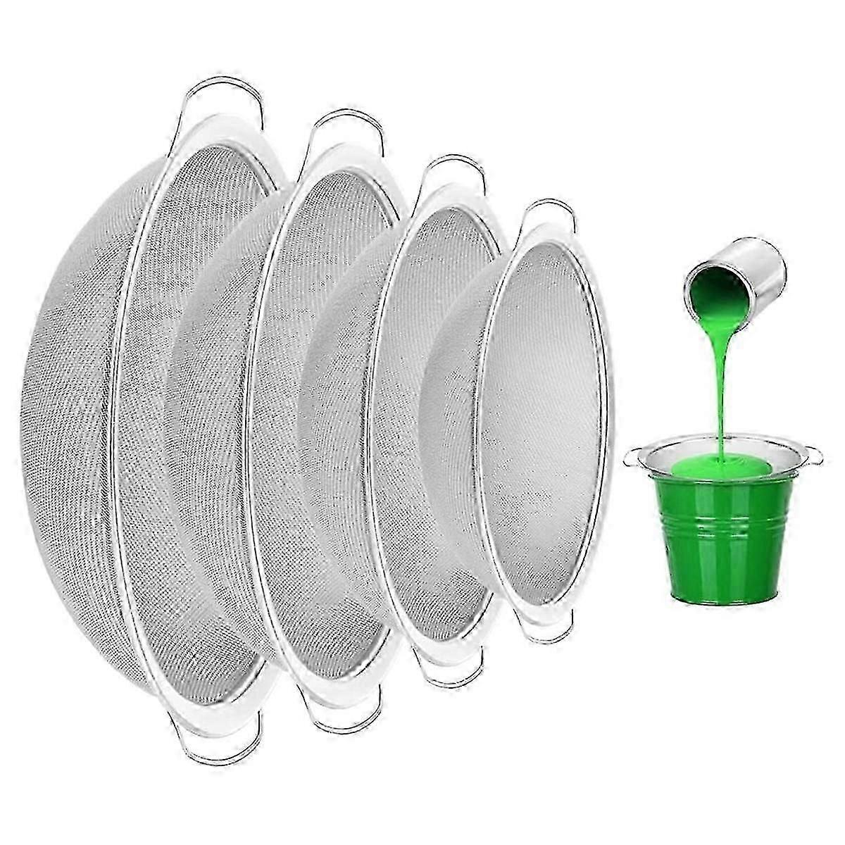 Farbsieb, 60 Mesh, Edelstahl, Farbsieb, Lotion, Honig, Trichter, passend für 4,2 Gallonen Farbeimer, Sieb A