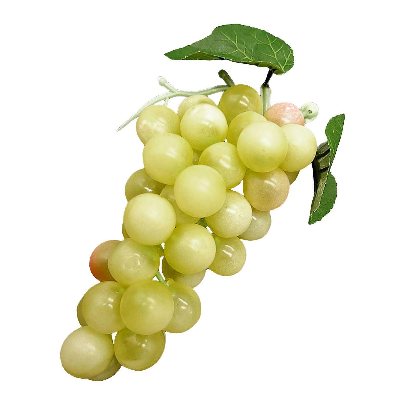 High Quality Faux Grapes for Functional Decoration in Household Setting Event Dining Space and Photographic Scenes  yellow grapes