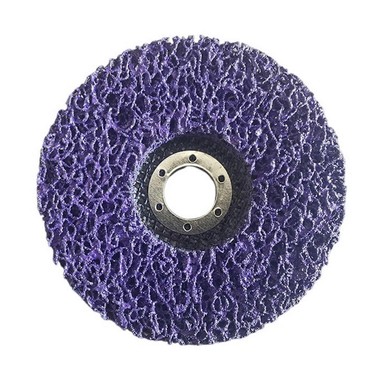 Professional 125mm Grinding Disc For Rust And Paint Removal With Standard Interface For Easy Installation On Power Tool  Purple