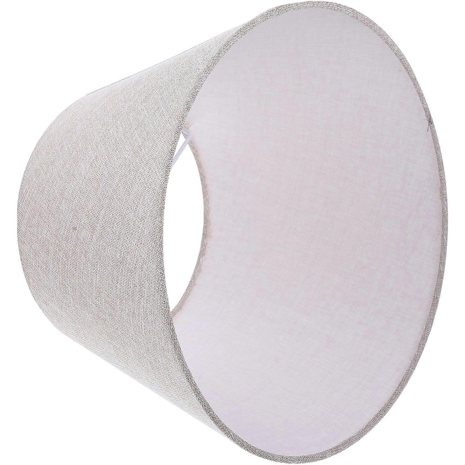 Beige Cloth Lamp Shade for Desk Lamp Fabric Replacement
