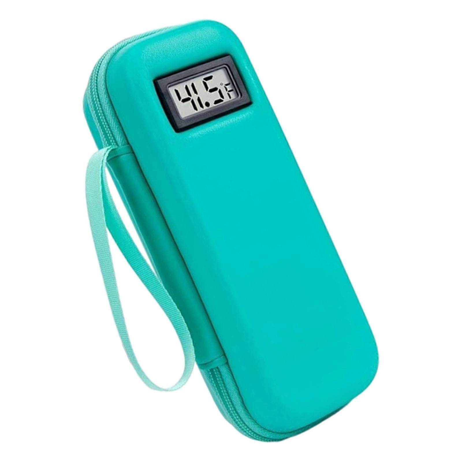 Compacts Cooling Bag With Temperature indicators Made Of Durable PU Aluminum foils For Keeping Items freshing On The  Green