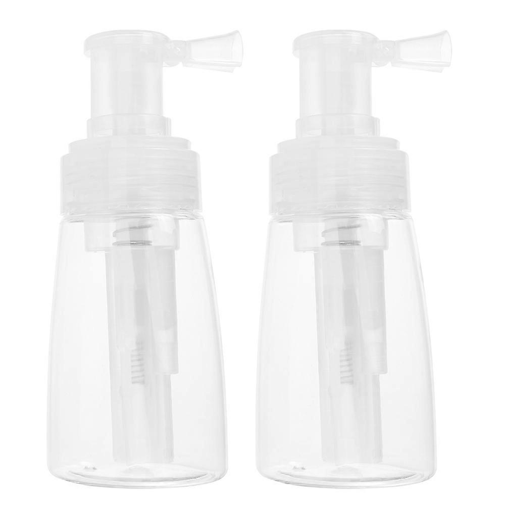 Powder Spray Bottle 2Pcs for Storage Durable Refillable Spray Container