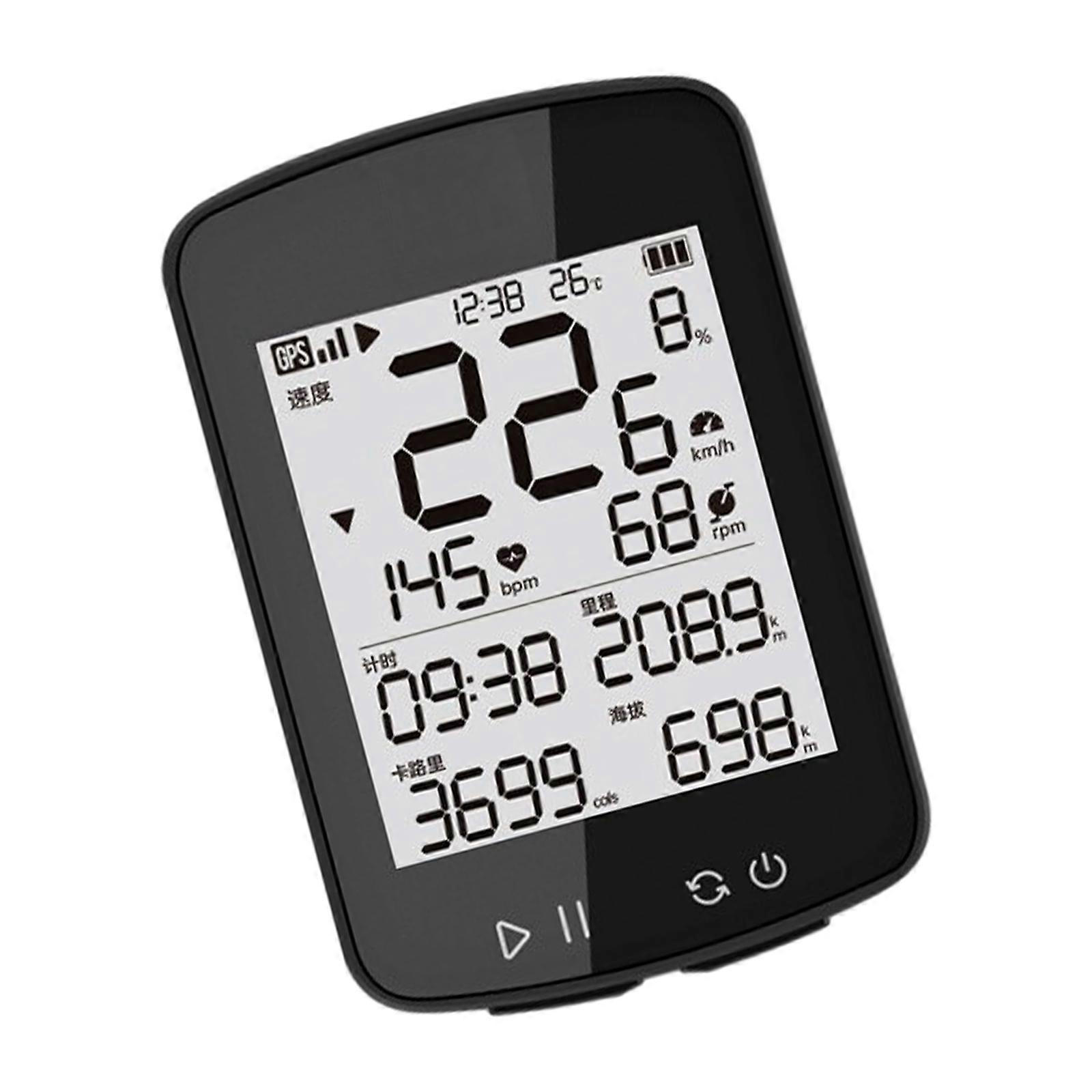 Compteur de vélo sans fil multicolore