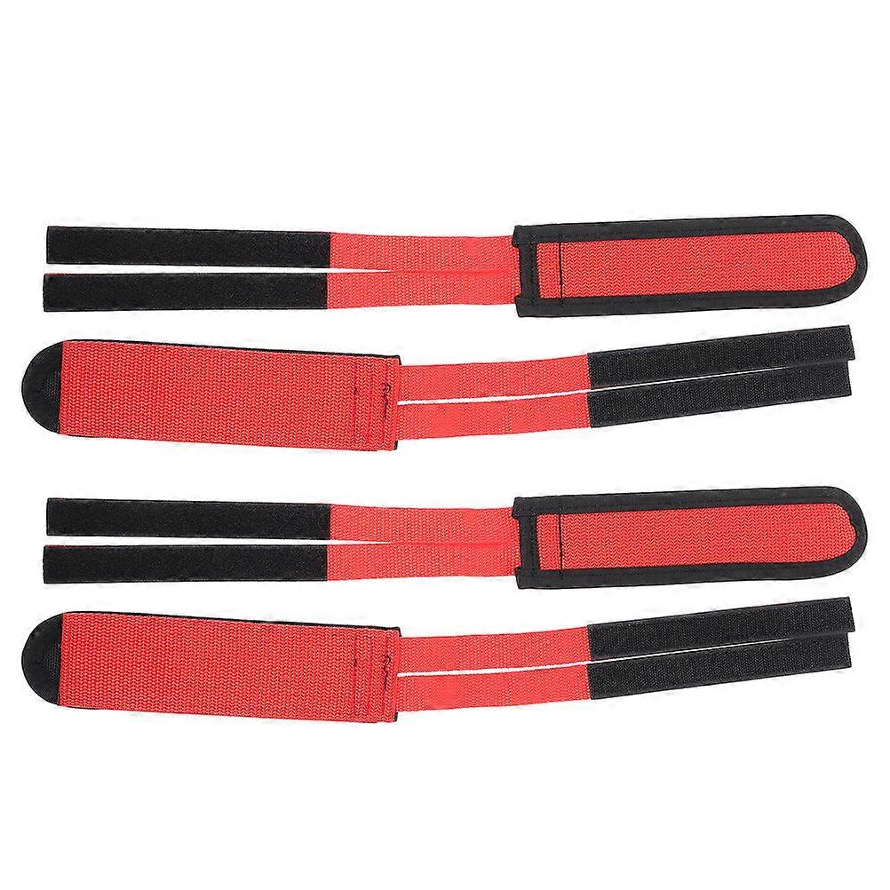 Bicycle Foot Straps Adjustable Pedal Straps 2Pair Secure for Fixed Gear Bikes
