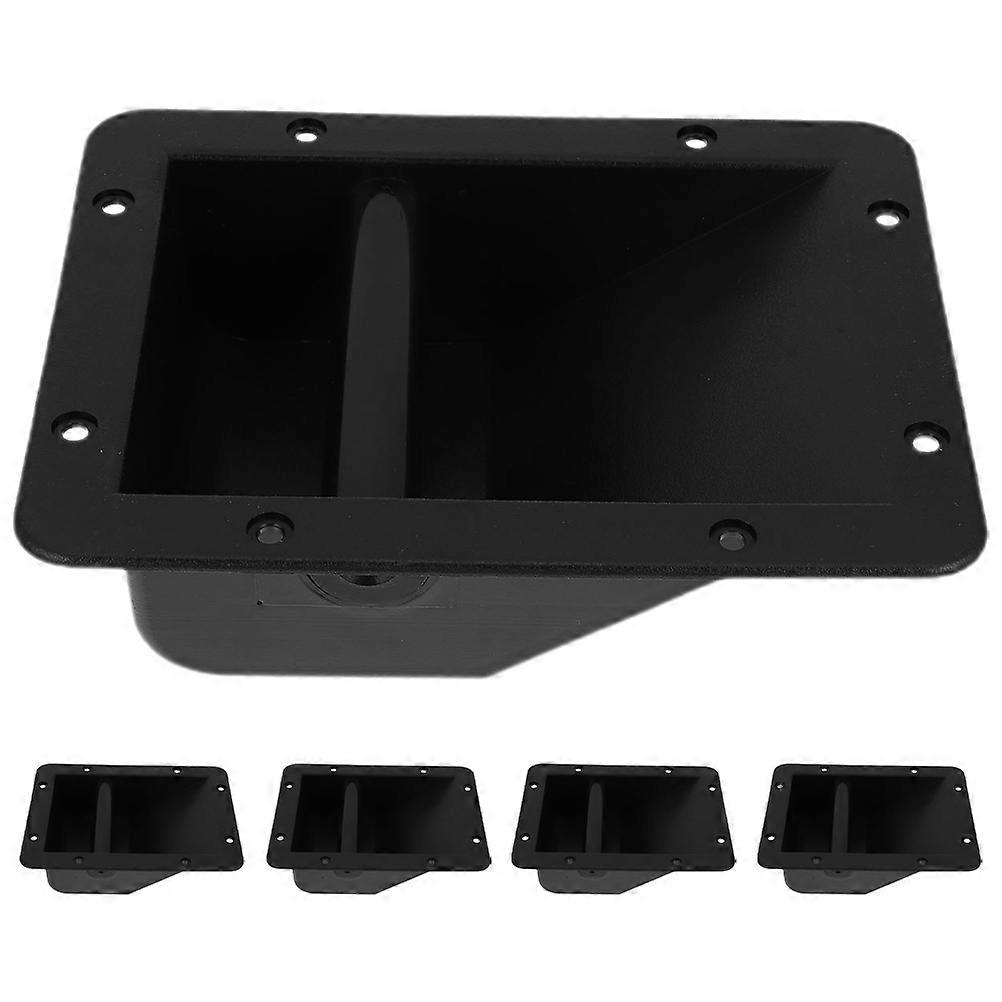 Black Plastic Speaker Carry Handle Replacement for Speaker 5Pcs Pack