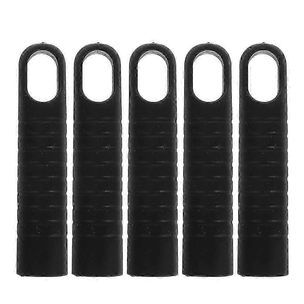 5pcs Mop Handle End Cap With Hanging Hole Plastic Broom Handle Grip Replacement Floor Brush Handle Sleeve Mop Stick Attachment Broom Handle Tool