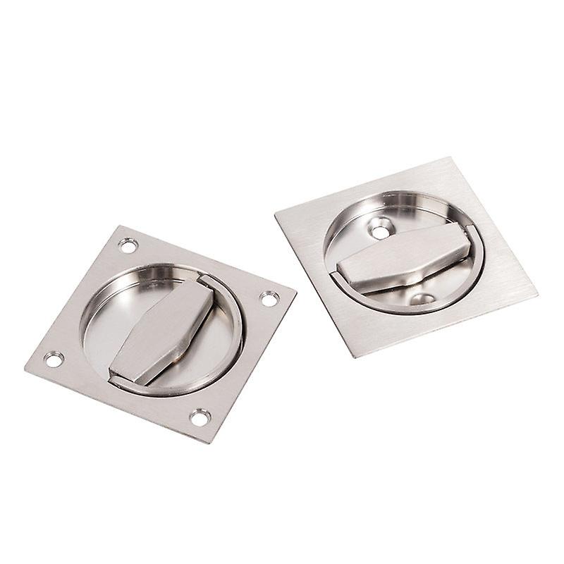 304 Stainless Steel Concealed Handle Square Hidden Handle Fire Door Pull Ring Fire Invisible Door Handle