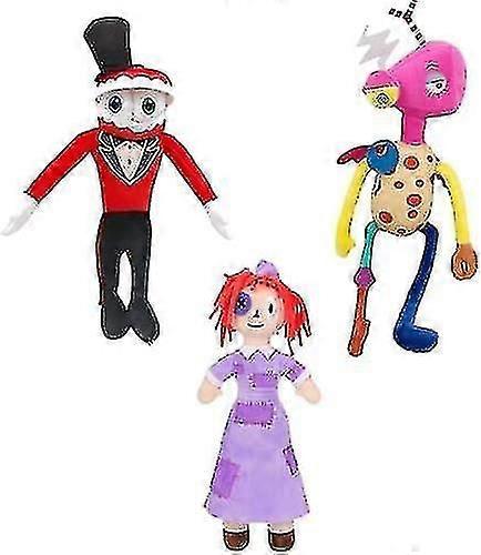 2023 The Amazing Digital Circus Plush, 11.2" Circus Pomni & Jax Plushies Toy