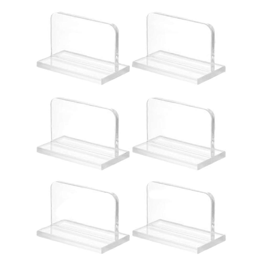 Aquarium Lid Handles for Curtain Use Transparent Acrylic 6pcs Convenient and Practical Design