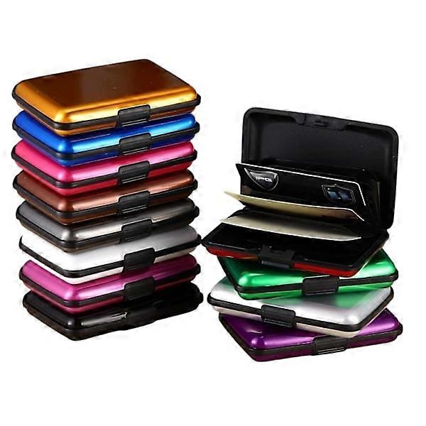 Kartenetui aus Aluminium. SILBER