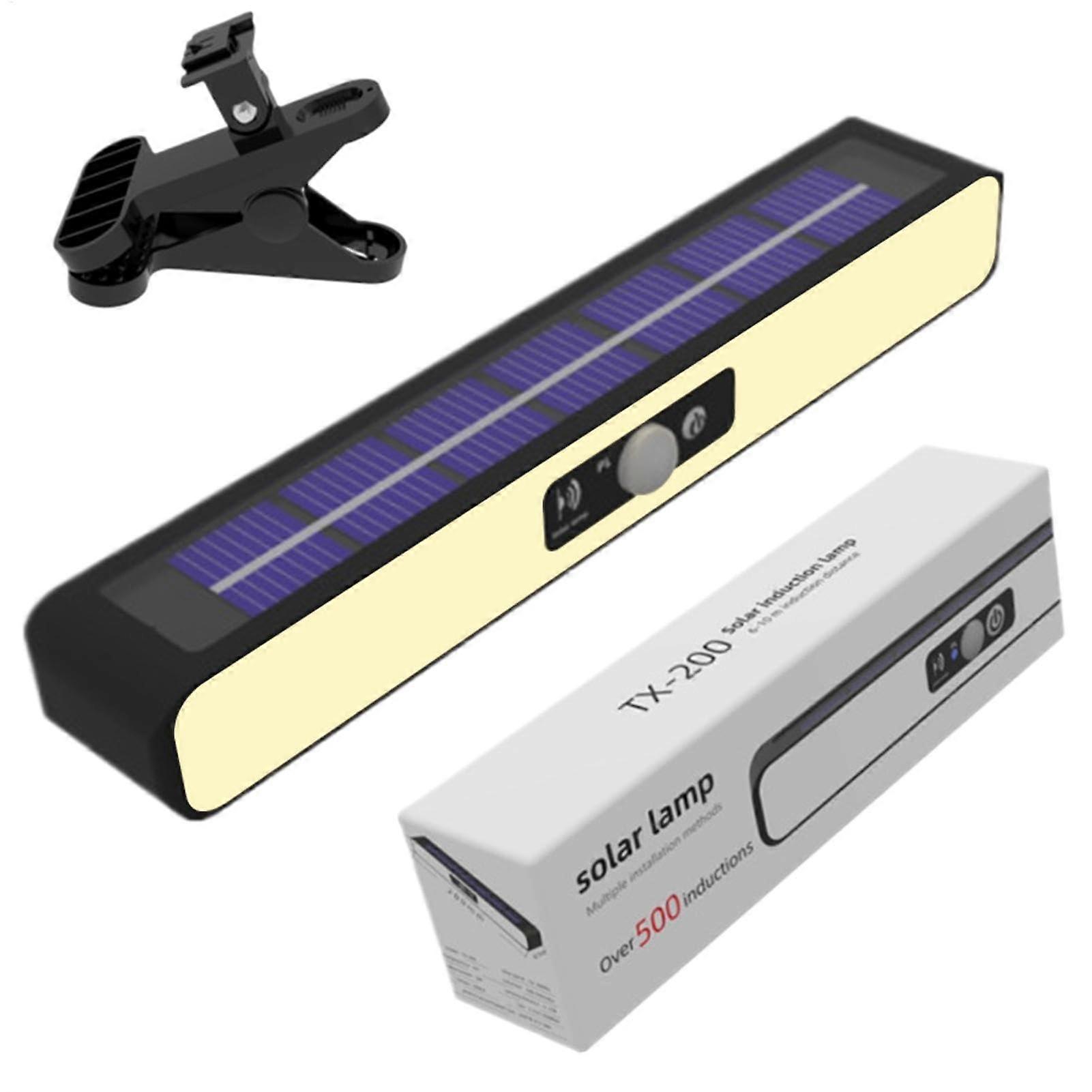 Solar Motion Sensor Lights Outdoor Weatherproof ClipOn Energy Saving Security Lighting