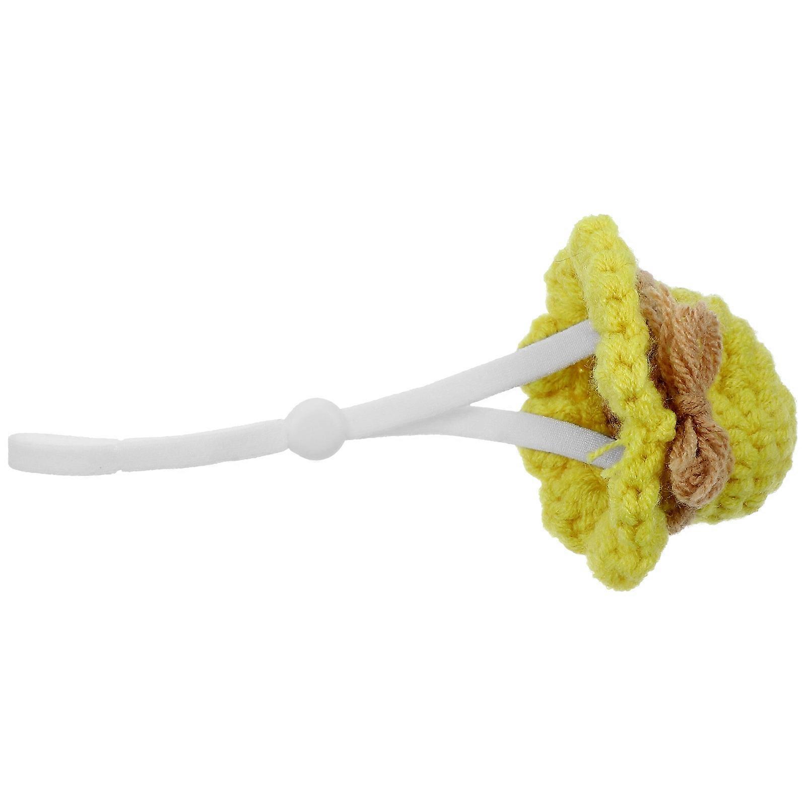 Pet Costume Accessory Mini Knitted Hat for Cute Small Pets