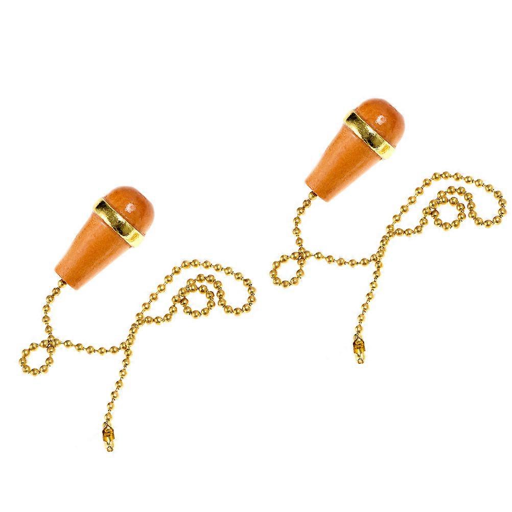 Household Pull Chains for Ceiling Fan 2Pcs Assorted Color