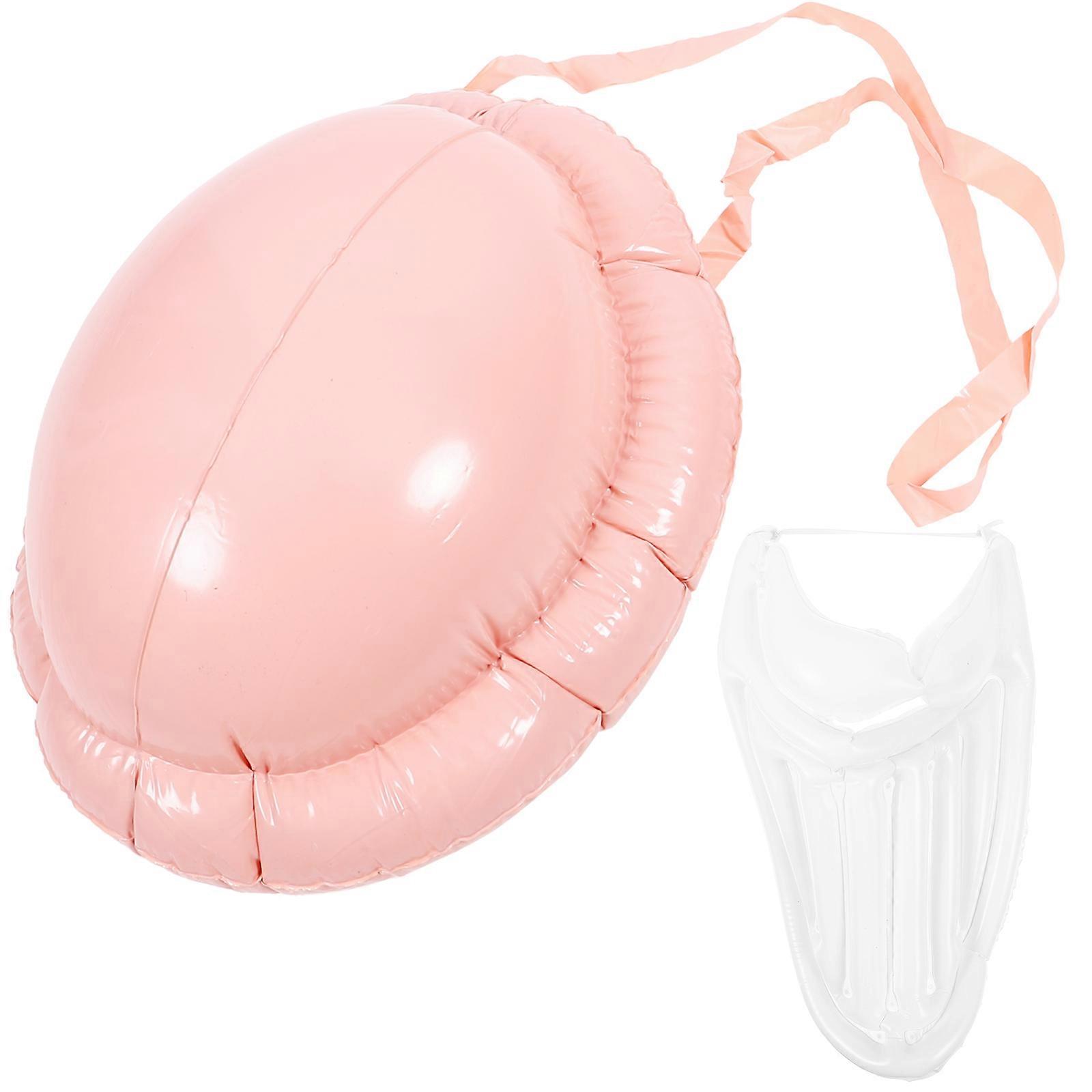 Cosplay Prop Set Inflatable Santa Claus Beard and Belly 1Set