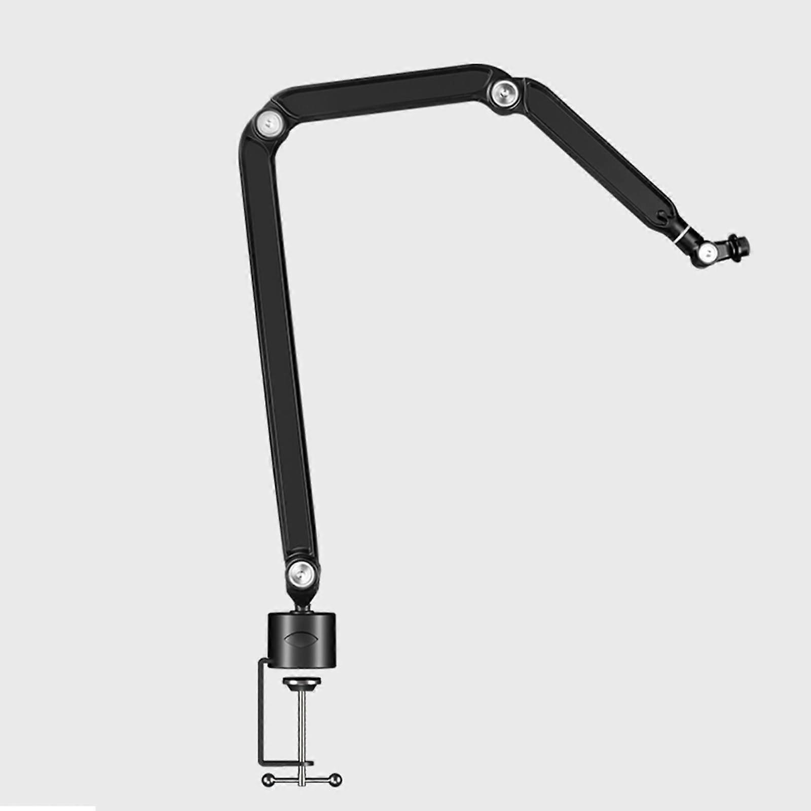 Boom Microphone Arm Aluminum Alloy, 360 Degree Adjustable Cantilever, Desktop Stand Size C, For Podcasts Videos