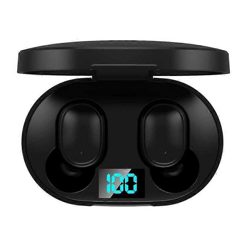 Wireless Earbuds Bluetooth 5.1 With TypeC Charging, Sports Sweatproof, Secure Fit, Black