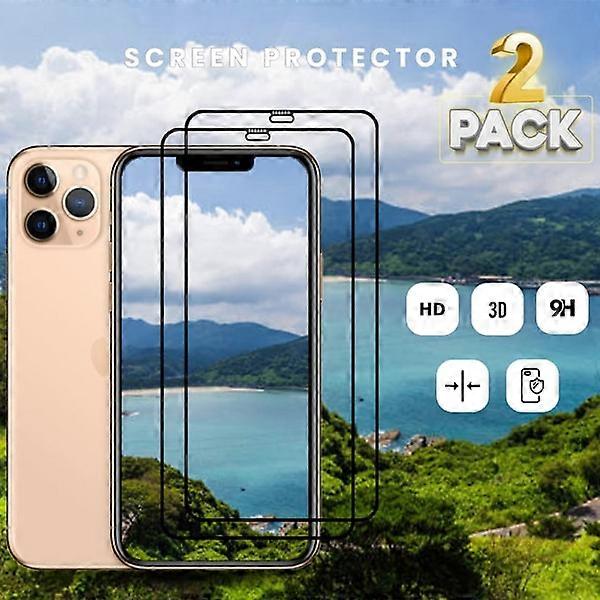 2-pack - compatible with Iphone 11 - 9H Tempered Glass - Top Quality compatible with Iphone 11