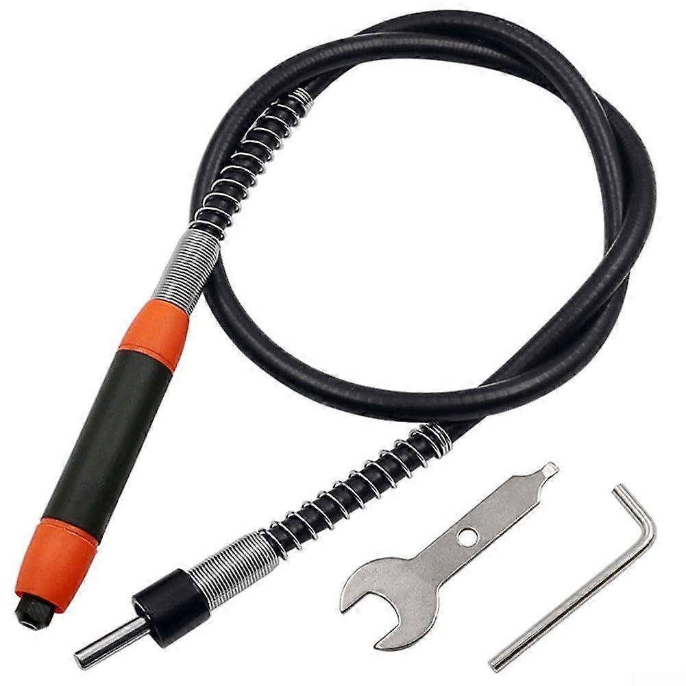 Rotary Tool Flexible Shaft Attachment Kit with Ergonomic Penstyle Grip for Precision Carving