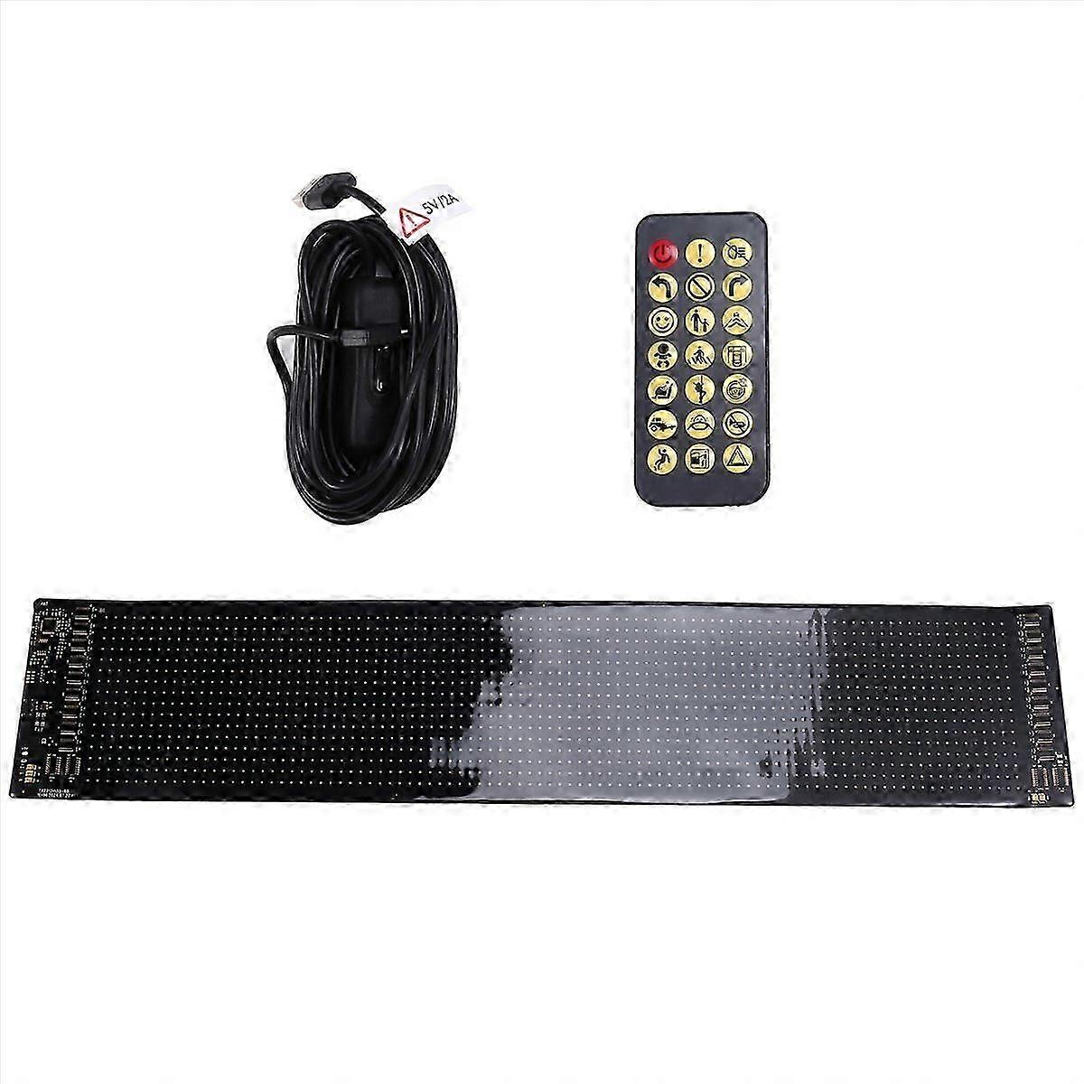 USB Car Truck Display Screen 16x96 LED Matrix Pixel Panel Light