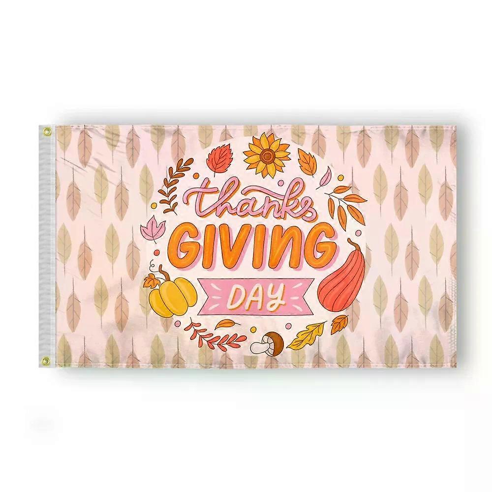 Glædelig Thanksgiving-flagfødder