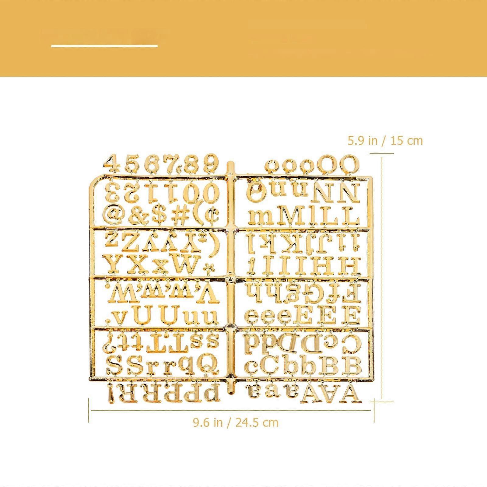 3pcs Plastic Letters and Numbers for Felt Letter Board Message Board