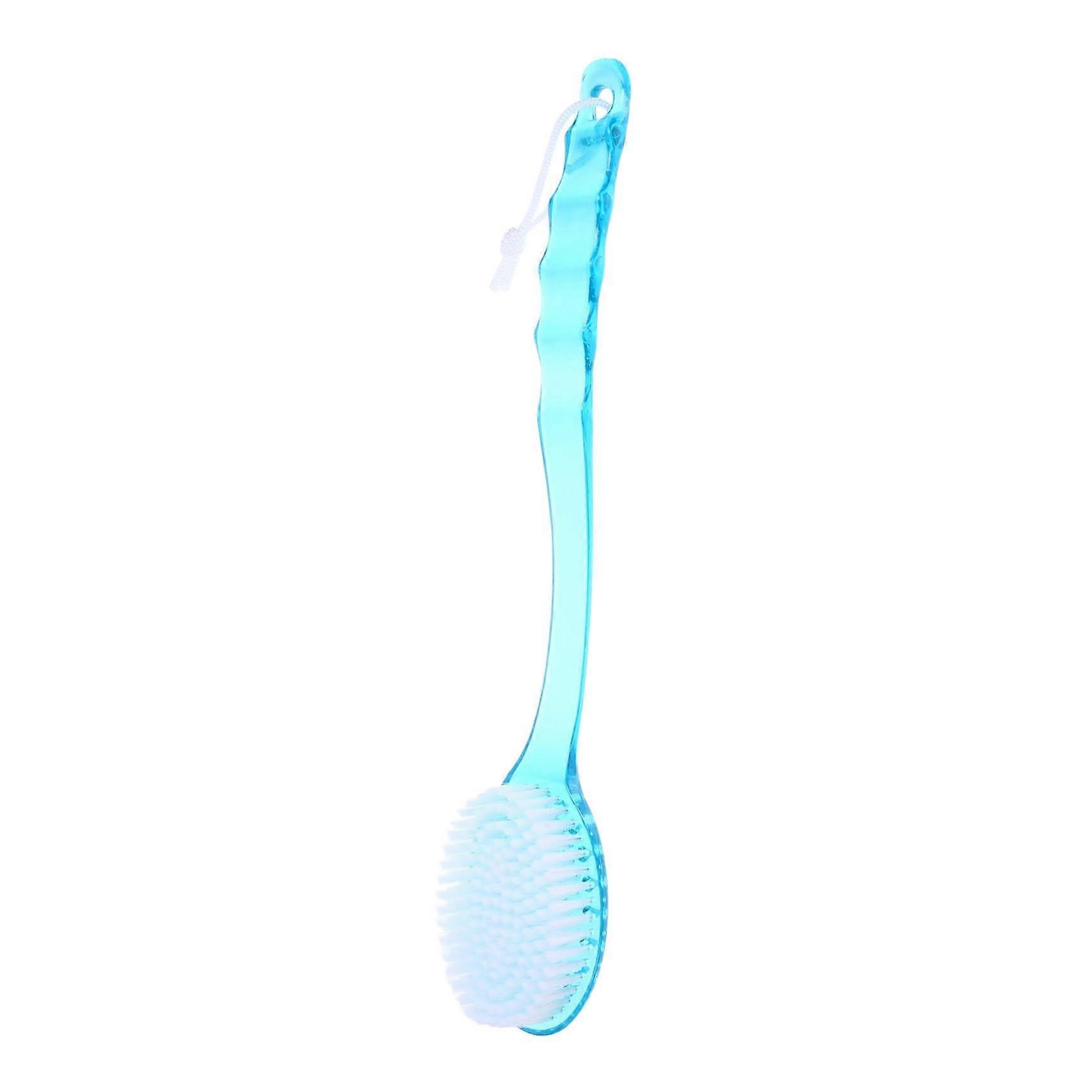 Back Scrubber with Ergonomic Long Handle and Soft Bristle Bath Brush for Exfoliating Shower Use
