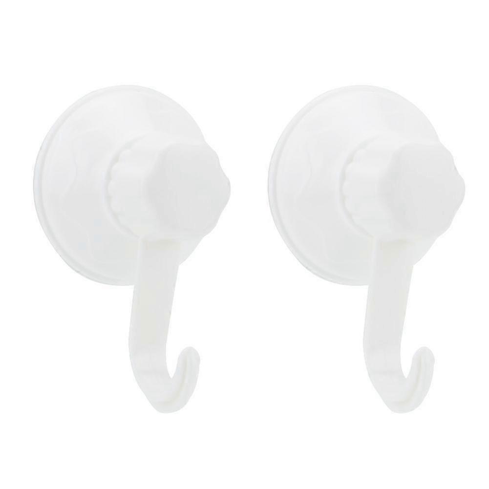 2026 2Pcs Strong Suction Cup Hooks for Bathroom and Kitchen Walls