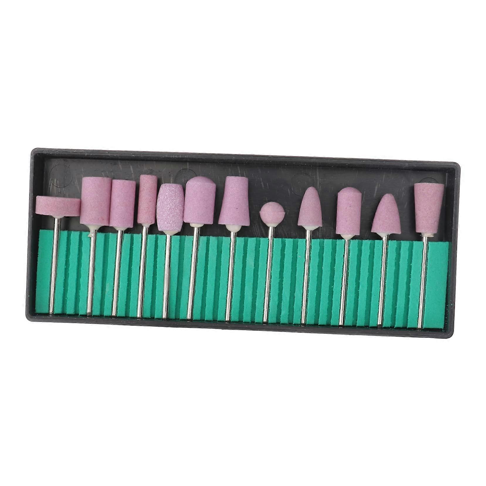 Nail Drill Bit Set with Storage Case, Multiple Grit Options, Professional Manicure Drill Bits for Salon and Home Use