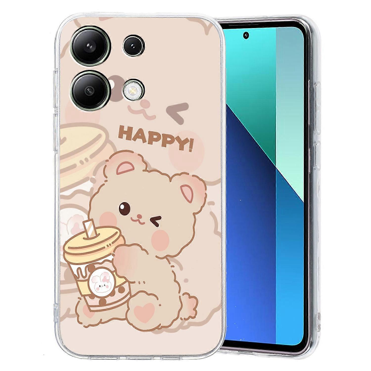 For Xiaomi Redmi Note 13 Pro 4G/Poco M6 Pro 4G TPU Phone Case Pattern Printing