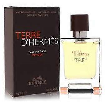  Terre D'hermes Eau Intense Vetiver by Hermes - Eau De Parfum Spray 1.7 oz - Men 