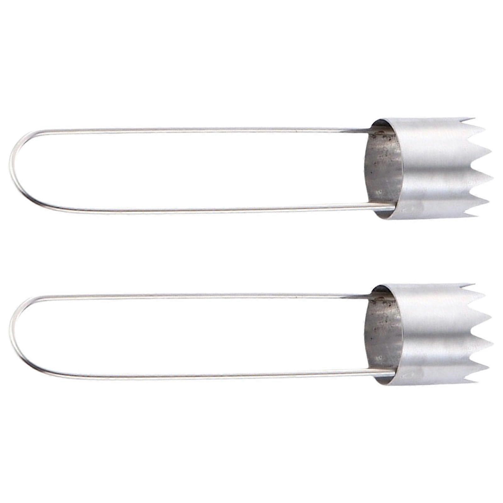 Stainless Steel Vegetable Corer Tool Set with Ergonomic Grip for Precise Fruit and Veg Core Removal