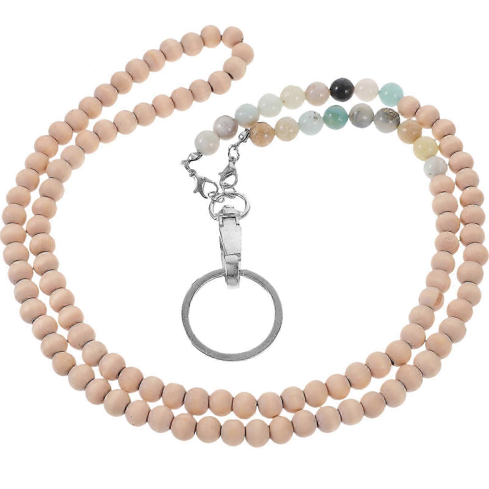Convenient Beaded Lanyard for ID Badges a Versatile Necklace Strap