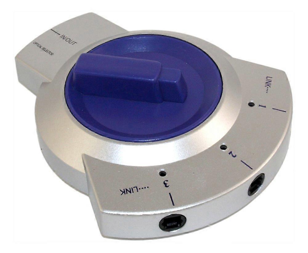 Optical Audio Switch Splitter 3in1 Bidirectional SPDIF for Home Theater and TVs