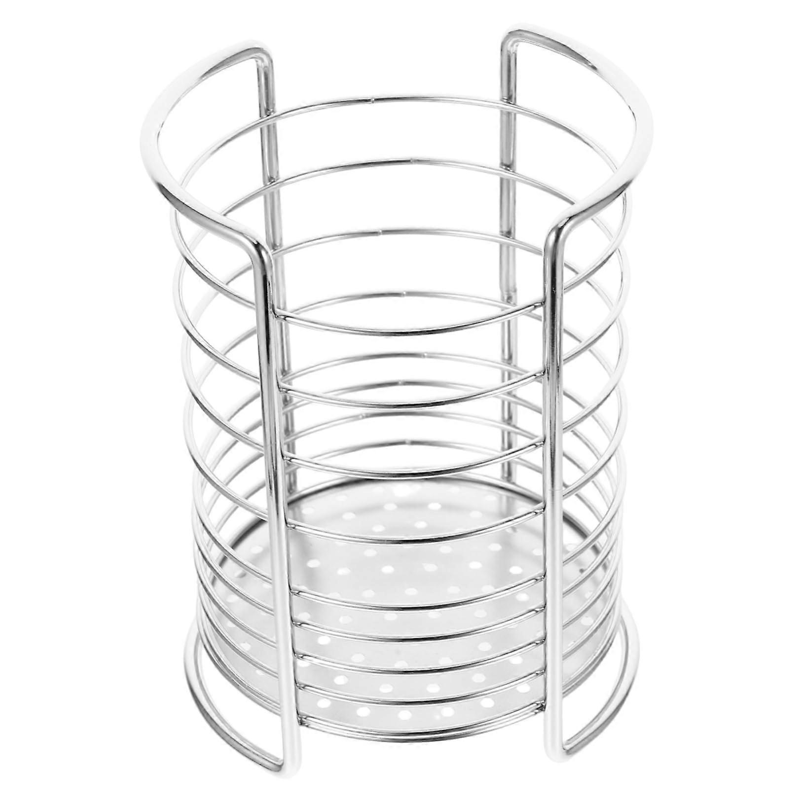 Utensil Holder for Kitchen Countertop Single Compartment Cutlery Organizer SpaceSaving Drying Rack