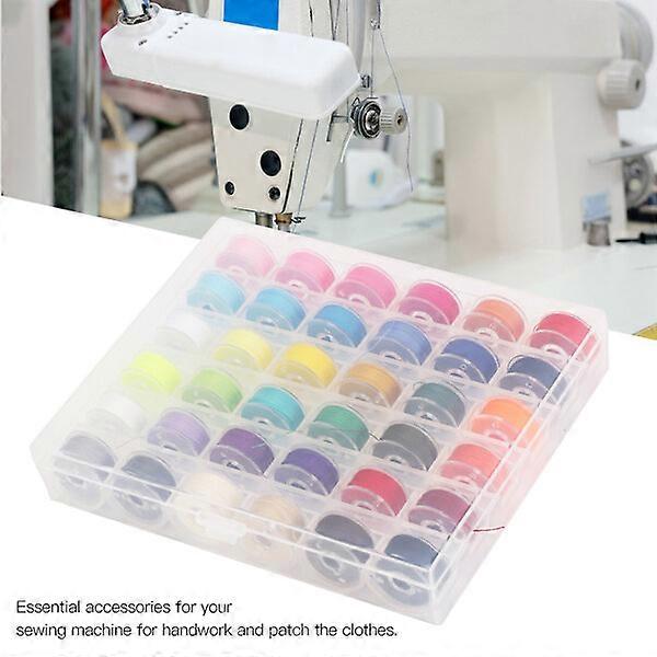 Sewing thread, durable plastic material, 36 rolls, hand embroidery thread
