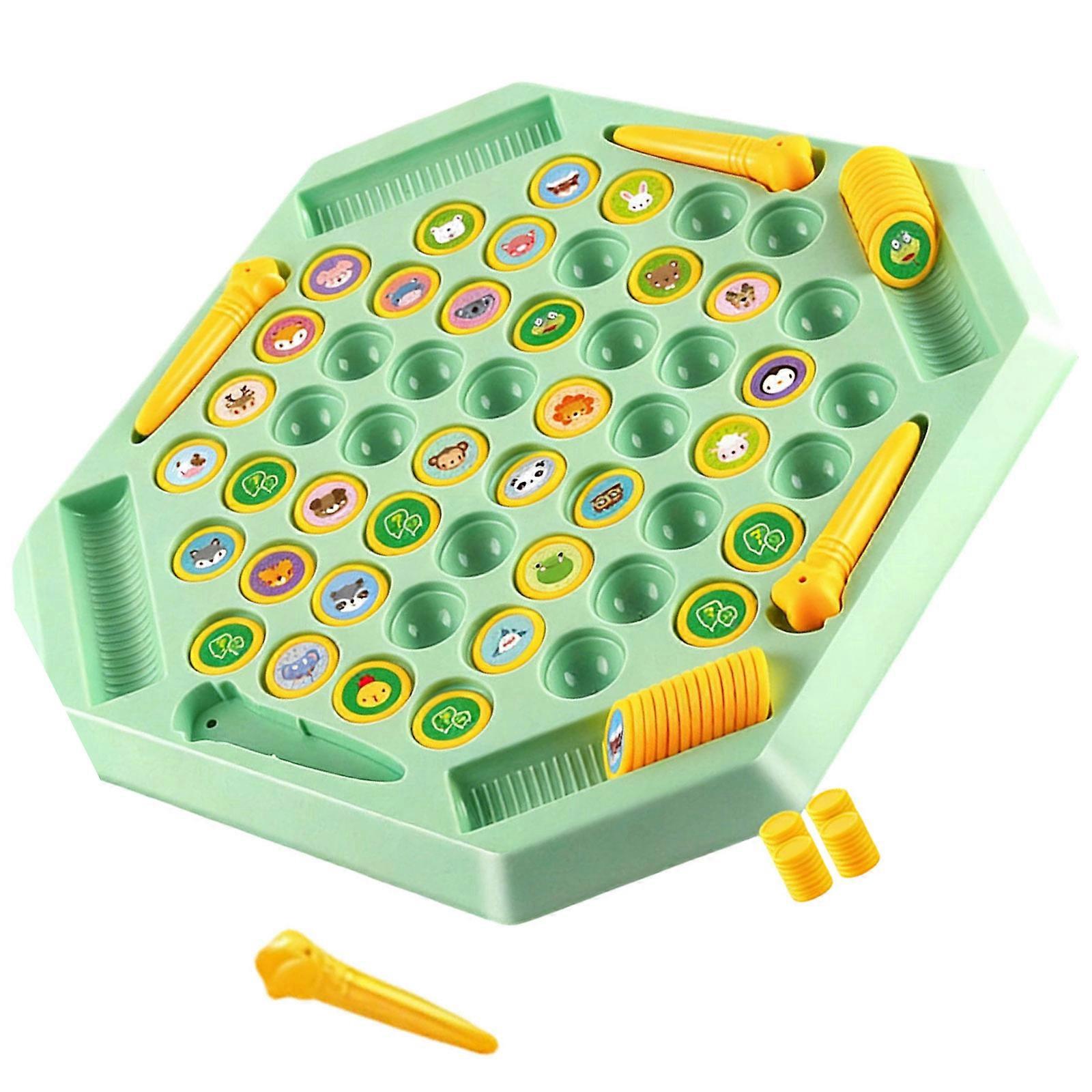 Fun Flip Chesses Memory Game Animal Fruit Pattern Memory Flipping Chesses Game for Kindergarten Gathering Activity  4