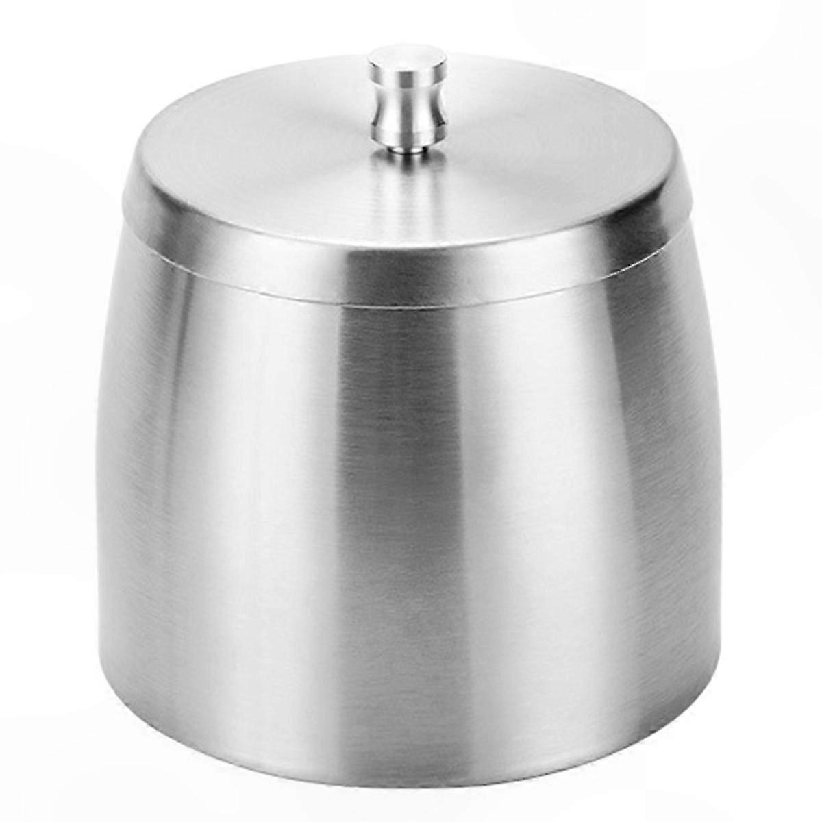 Large Covered Outdoor Ashtray, Durable Cigarette Disposal Container with Lid