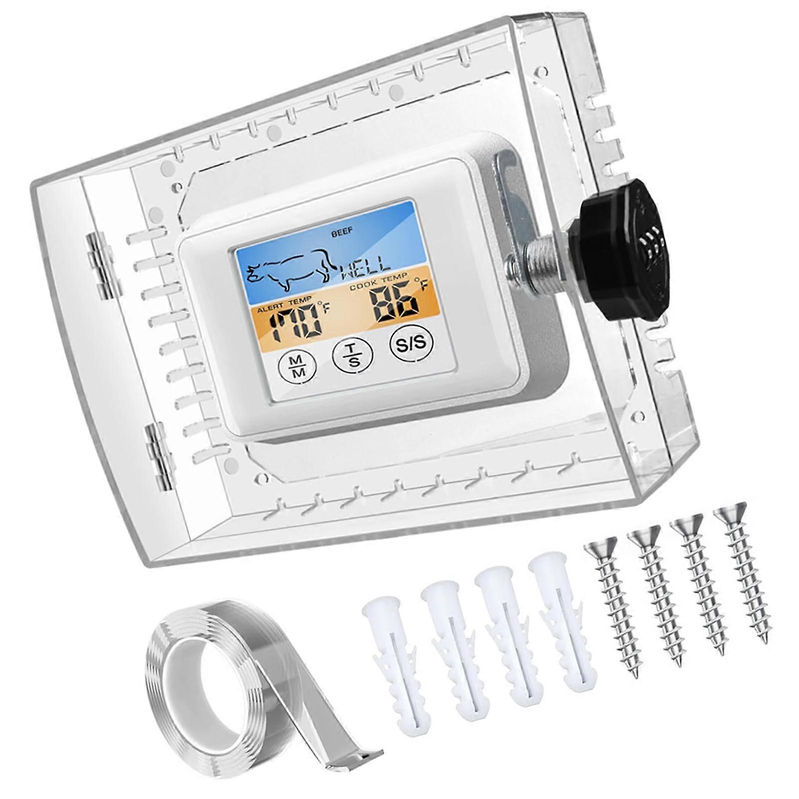 Large Clear Thermostat Lock Box with Combination Lock for Wall Mounted Energy Saving Control