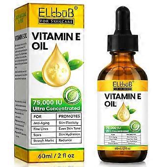 Aceite de vitamina E - 75 000 UI ultraconcentrado - Hidrata, atenúa cicatrices y estrías, A