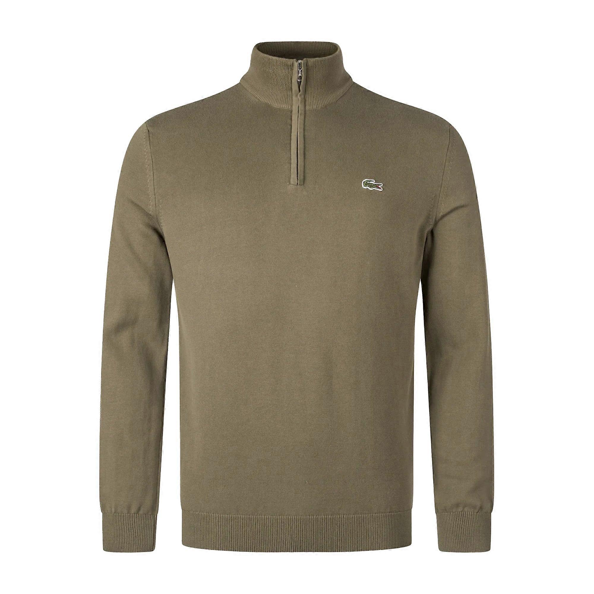 Lacoste Quarter Zip Knit Sweater  
