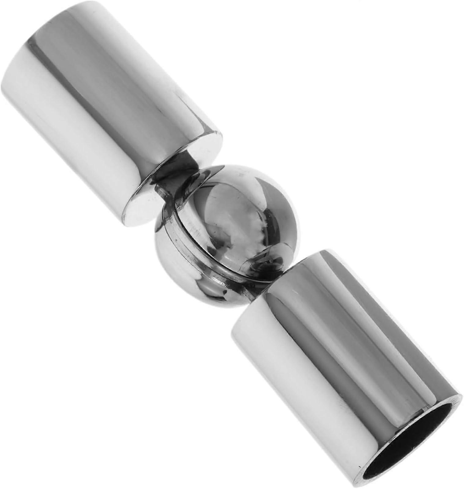 Curtain Rod Corner Connector with Adjustable Elbow Joint for Smooth Bay Window Transition