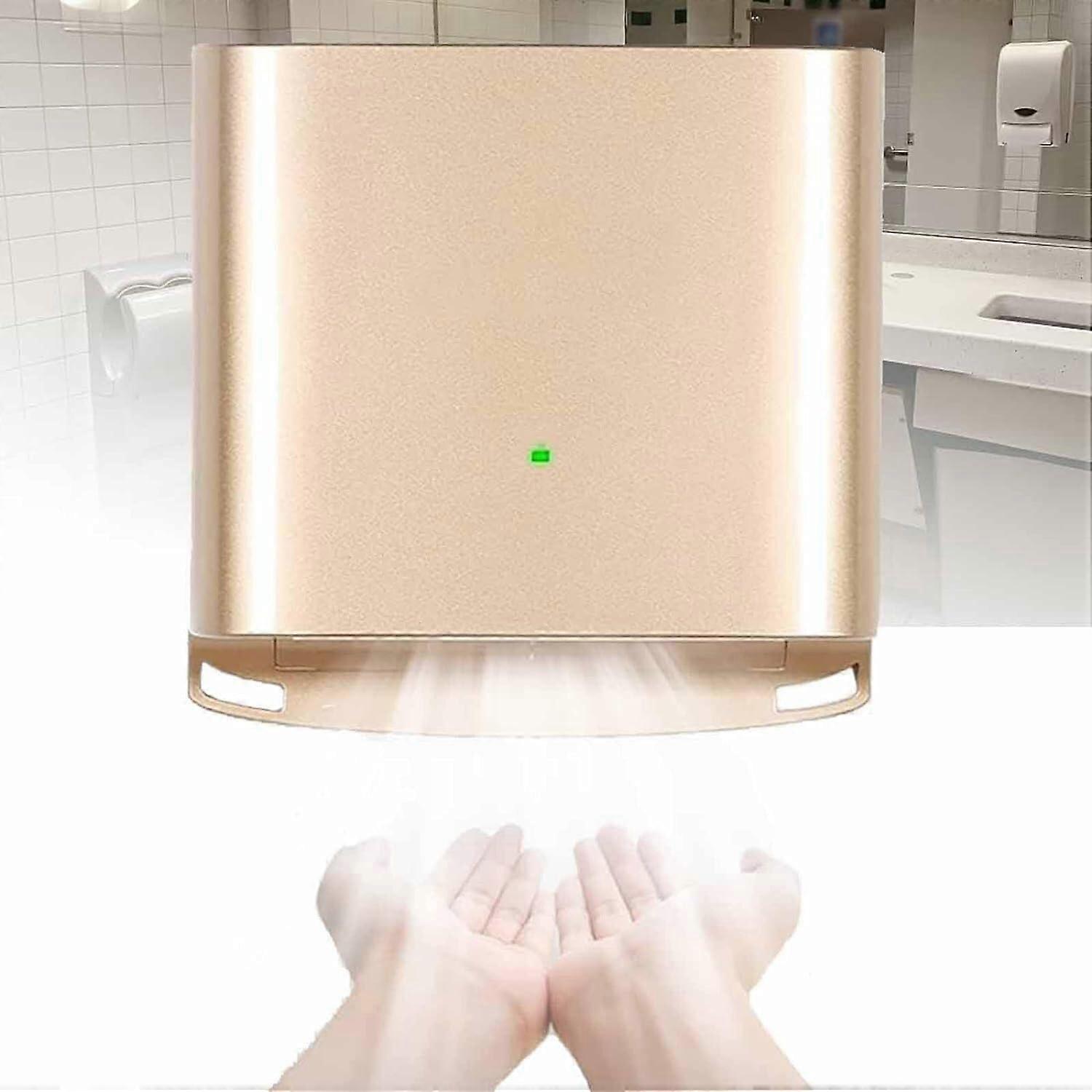 Electric Hand Dryer with Speed Drying and Energy Saving, Wall Mounted Gold Automatic Sensor