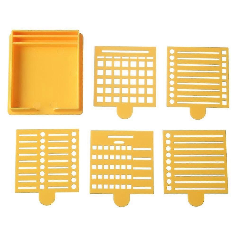 Sticky Note Stencil Template-Post It Note Holder for Precision Planning Organization,Note Organizer for Office School A